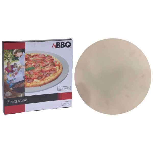 ProGarden pizzasten til grill 33 cm cremefarvet